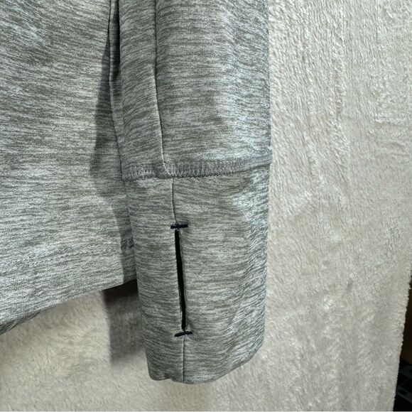 Under Armour Hotshot 1/2 Zip Long Sleeve Shirt Gray Blue Loose Fit Women’s M - Picture 4 of 8